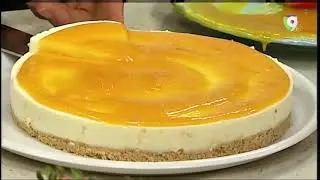 Pastel de tres leches y cheesecake frío de mango en Clases de Cocina con Jacqueline (5/5)