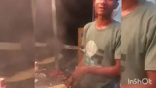 Making soya chap in Lucknow 