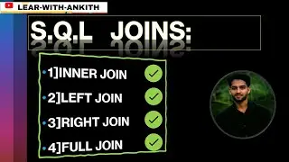 SQL JOINS : INNER ,LEFT, RIGHT, FULL JOIN(UNION)