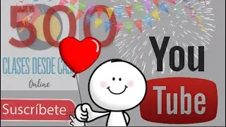 Nuestros PRIMEROS 500 Suscriptores ❤️❤️❤️ Clases desde CASA ONLINE @500subs