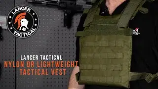 Lancer Tactical Nylon QR Lightweight Tactical Vest