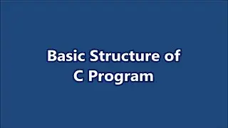 Basic Structure of C Program│C programming│Part# 03│Learn CSE Malayalam