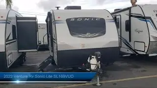 2022 Venture Rv Sonic Lite SL169VUD Sacramento  Fairfield  Rancho Cordova  Yuba City  San Francisco