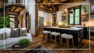Industrial Farmhouse Living 🔨 Bold Luxury Design Balanced by Soft Elegant Textures