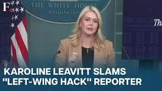 #FirspostNews: White House Press Secy. Karoline Leavitt's Heated Exchange with Media Over ICE | N18G