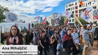 Studenti krenuli ka Novom Sadu: Komemorativna ti&scaron;ina u Zemunu, noćenje u Inđiji