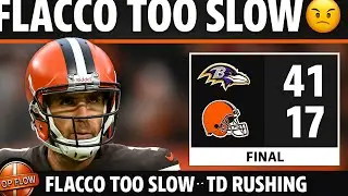 Flacco too slow? Browns offense exposed in 41-17 loss to Ravens