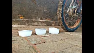 ICE VS BIKE || AMAZING EXPERIMENTS/ ice with bike experiments/AK Crazy Experiments