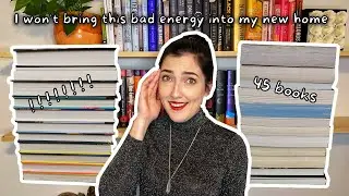 Moving Book Unhaul 👋🏻📚 I'm not bringing this bad energy into my new house