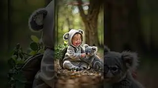 Cute babies dressed as Tiny Animals #cute #funny #animals