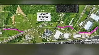 New road opens in River Ridge Commerce Center in southern Indiana