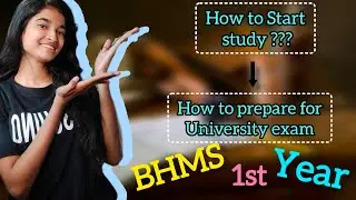 How to study to how to prepare for university exam || BHMS 1st year|| from basics||📚📖👩&zwj;🎓