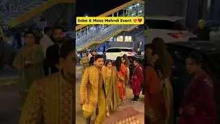 Saba & Maaz Enter Mehndi Night ❤️&hearts;️#Short #amiankhan #wedding #viral #foryou #trending #sabamaaz