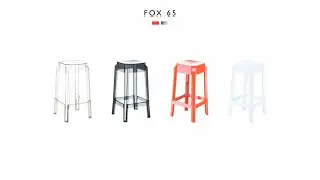 Fox 65 Bar stool by Siesta Exclusive - Avant Garde