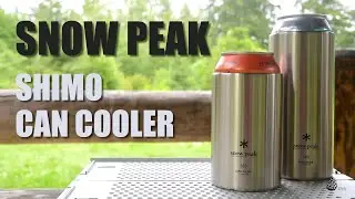 Snow Peak - Shimo Can Cooler: 350ml & 500ml - Overview of Vacuum Insulated Stainless Steel
