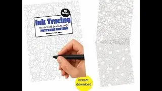 Ink Tracing Draw to Reveal the Hidden Image Patterns Edition by Anne Manera