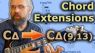 Chord Extensions - How To Add Extensions to Jazz Chords