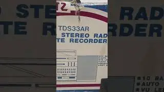 METABLITZ  3 band stereo radio cassette recorder TDS33AR sold out