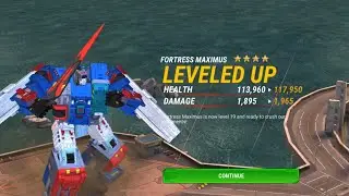 🤖 Fortress Maximus leveled up to lv19 #transformersearthwars #transformers #autobots