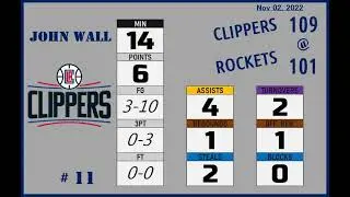 2022nov02 🟦#11 WALL John 1990 ◄►gameplay50% (USA1-LosAngelesClippers)