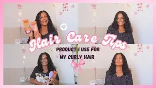 My Simple Curly Hair Routine🎀| Easy Tips for Healthy Curls✨|Best Products for Curly Hair💥|
