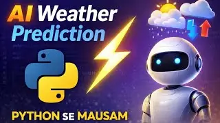 Al-based Weather Prediction Web App using Python, Machine Learning and Streamlit for class 12