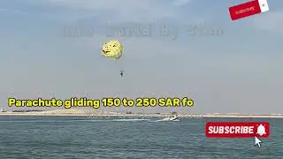 Parachute Gliding at Halfmoon beach 