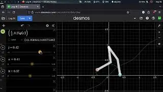 2D Walk Animation for Leg using IK Targets - Desmos