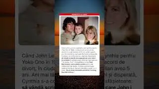 Paul McCartney Salvează Amintirile lui Cynthia