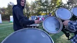 Cambridge High School Marching Band 2025 center snare cam