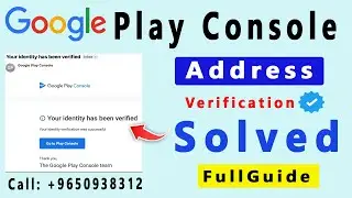 How to Verify your developer account | Google play developer account identity verification 2025 ✅✅