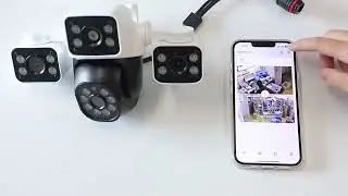 12MP HD 10X WIFI IP Color Night Vision Camera Auto Tracking IP66 Waterproof CCTV Video Security