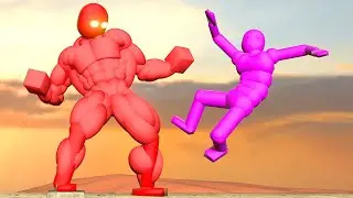 Making Super Strong NPCs Fight in Realistic Simulations with Active Ragdoll Physics!