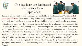 A Full Guide for Parents to the Best CBSE Schools in Bathinda