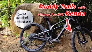 Muddy MTB trail   on Kenda Pinner Pro ATC tyres