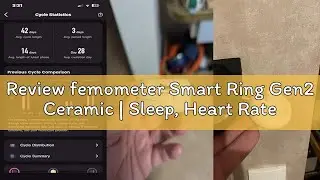 Review femometer Smart Ring Gen2 Ceramic | Sleep, Heart Rate & Cycle Monitoring with Free Subscripti
