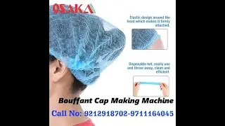 Nonwoven Bouffant Cap Machine | Non Woven Bouffant Cap Machine | disposable surgeon cap machine