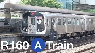 ⁴ᴷ R160 Subway Cars In Service on the (A) Line