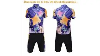 SPECIALS Kids Cycling Jersey Suit Short Sleeve Cycling Bike Clothing C