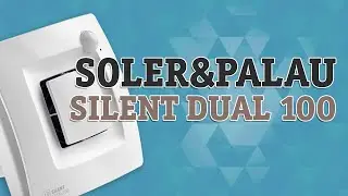 Витяжний вентилятор SOLER&PALAU SILENT DUAL 100 з таймером, датчиком руху та вологості