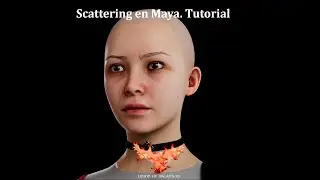 Scattering en Maya/ Scattering Map in Maya. Tutorial