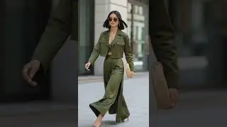 Trendy Tones & Timeless Style 💃 #TrendyLooks #FashionShow #StyleInspiration #RunwayQueen #chiclook