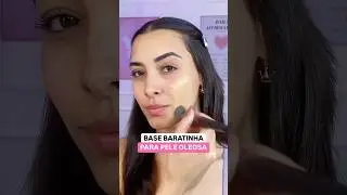 Base baratinha que dura muito em pele oleosa ✅ #base #dicasdemaquiagem #peleoleosa