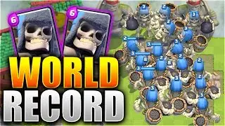17 GIANT SKELETONS WORLD RECORD!!! &ndash; Clash Royale BREAKING TWO NEW WORLD RECORDS! (EPIC)