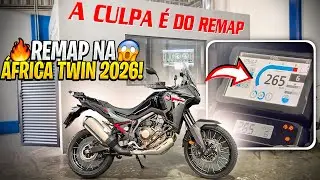 FIZ REMAP NA AFRICA TWIN 2026 | OLHA O RESULTADO😱