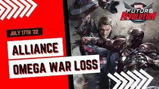 Getting Destroyed in Alliance Omega War | Gameplay Footage July17th '22 | Marvel Future Revolution