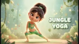 Jungle Yoga Adventure for Kids | Fun Animal Movement | Yoga with Lily