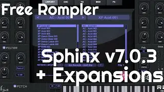 Free Rompler - Sphinx v7.0.3 + Expansions by Infected Sounds (No Talking)