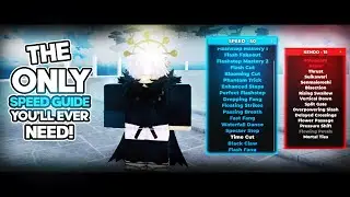 The BEST Speed player's SPEED GUIDE | Type Soul