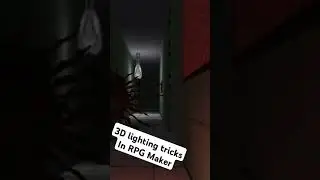 RPG Maker can do 3D lighting #rpgmaker #indiehorror #horrorgame